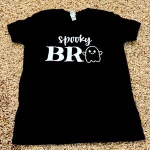 Amazon Black 'Spooky Bro' Kids Tee